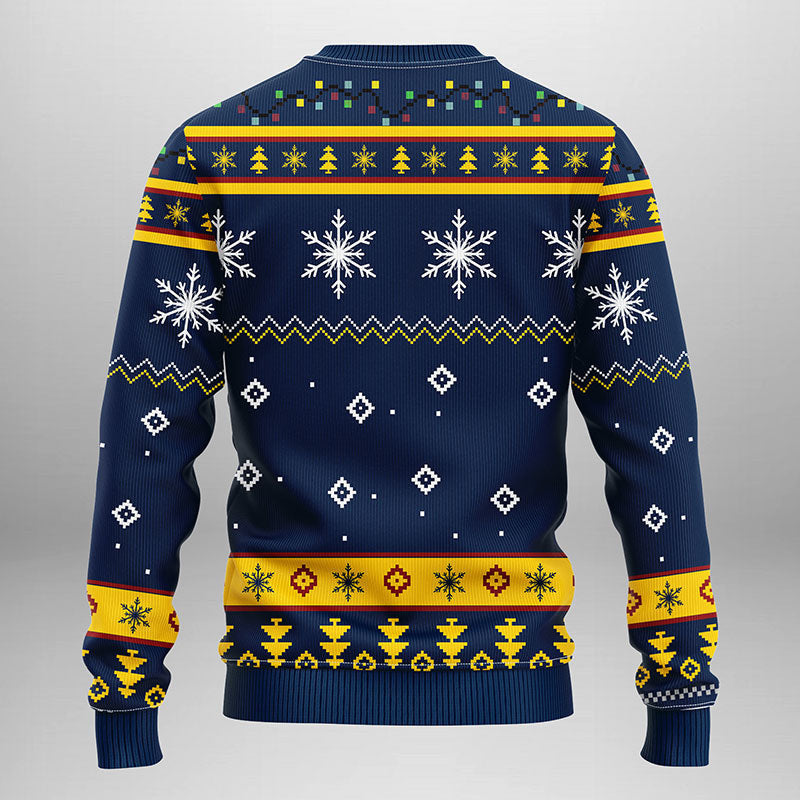 Michigan Wolverines Funny Grinch Ugly Christmas Sweater Moonbestprint