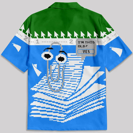 Microsoft Clippy 2026 Hawaiian Shirt – Moonbestprint