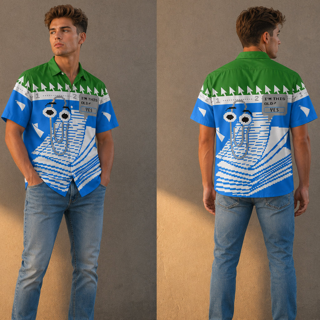 Microsoft Clippy 2026 Hawaiian Shirt – Moonbestprint
