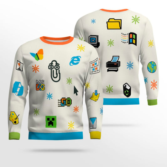 Microsoft Windows Ugly Christmas Sweater 2025 – Moonbestprint