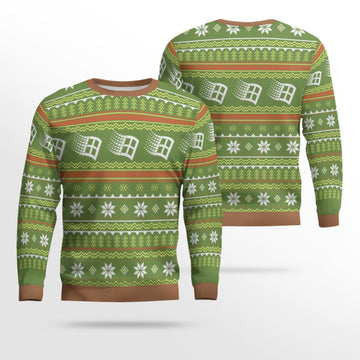 Microsoft Windows Ugly Holiday Sweater Brown And Green 2025 – Moonbestprint