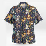 Midnight Eevee Evolutions Pokemon Hawaiian Shirt – Moonbestprint