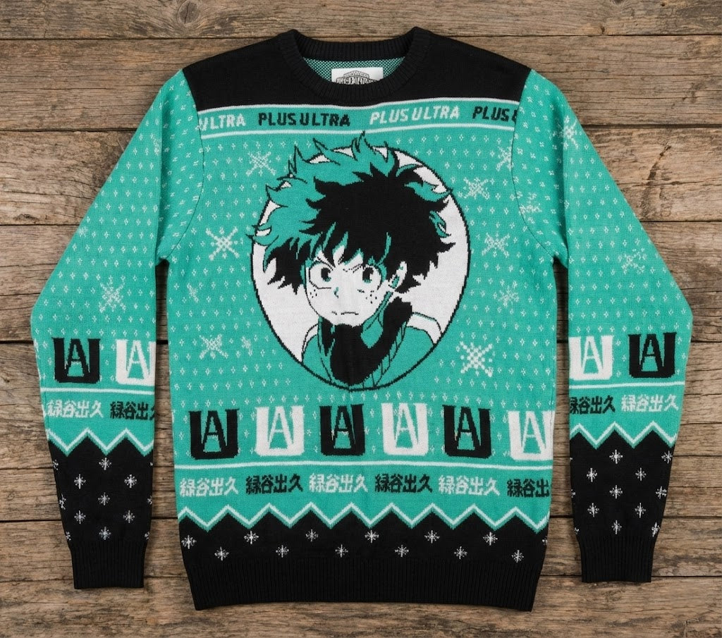 Midoriya Izuku My Hero Academia Ugly Christmas Sweater – Moonbestprint
