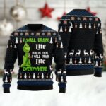 Miller Lite Grinch Will Drink Everywhere Ugly Sweater – Moonbestprint