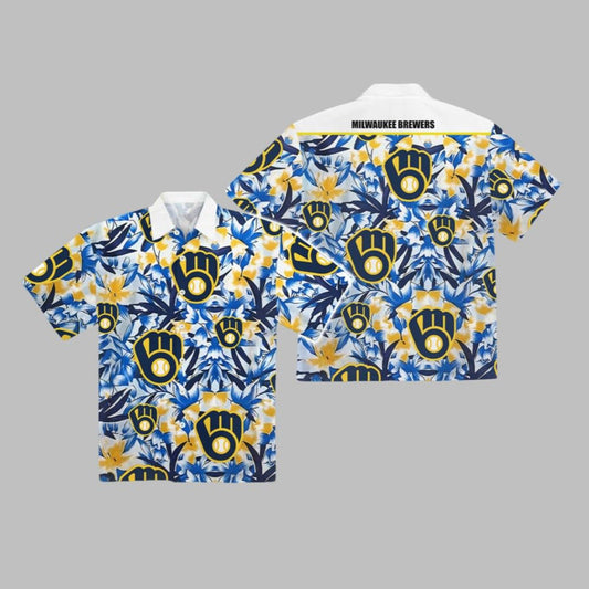 Milwaukee Brewers Hawaiian Shirt - Moonbestprint