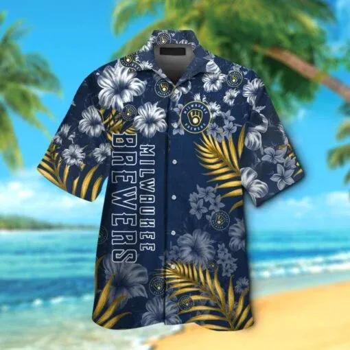 Milwaukee Brewers Hawaiian Shirt 1, MLB Hawaiian Shirt Moonbestprint