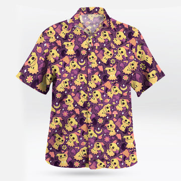 Mimikyu Hawaiian Shirt Spooky-Cute Tropical Style – Moonbestprint