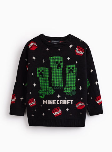 Minecraft Character TNT Ugly Christmas Sweater – Moonbestprint