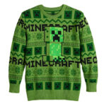 Minecraft Creeper Snow Attack Ugly Christmas Sweater – Moonbestprint