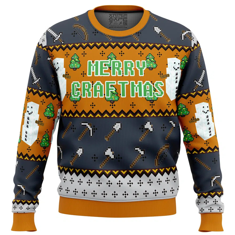 Minecraft Minecraftmas Ugly Christmas Sweater – Moonbestprint