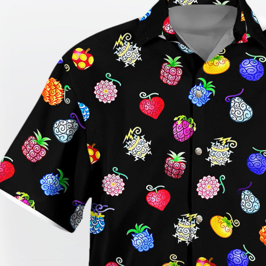Mini All Devil Fruits Pattern Hawaiian Shirt – Moonbestprint