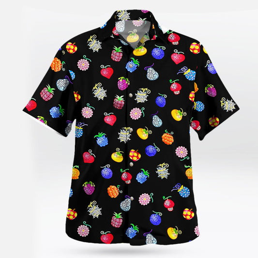 Mini All Devil Fruits Pattern Hawaiian Shirt – Moonbestprint