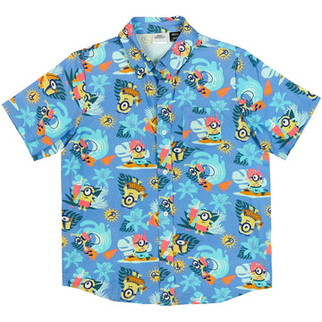 Minions Beach Theme Blue 2026 Hawaiian Shirt – Moonbestprint