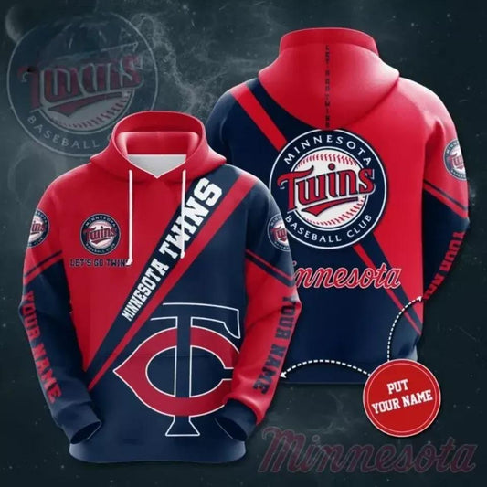 Minnesota Baseball Team Twinss 3D Hoodie 2, MLB Hoodie Moonbestprint