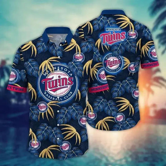 Minnesota Baseball Team Twinss Hawaiian Button Down Shirt 1, MLB Hoodie Moonbestprint