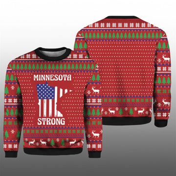 Minnesota Strong Ugly Christmas Sweater 2026 Christmas - Moonbestprint