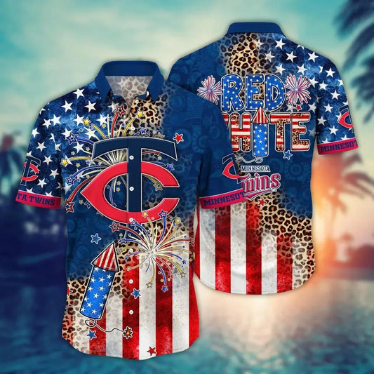 Minnesota Twins MLB Aloha Hawaiian Shirt 3, MLB Hawaiian Shirt Moonbestprint