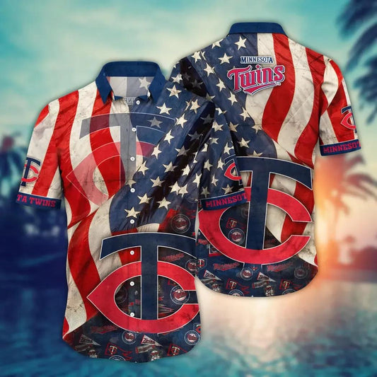 Minnesota Twins MLB Flower Aloha Hawaiian Shirt 11, MLB Hawaiian Shirt Moonbestprint