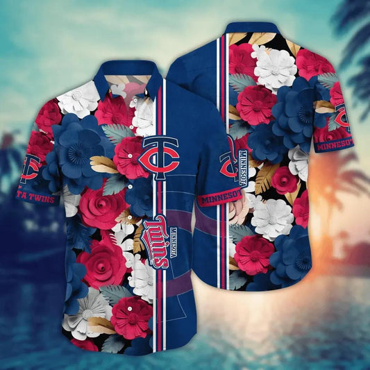 Minnesota Twins MLB Flower Aloha Hawaiian Shirt 15, MLB Hawaiian Shirt Moonbestprint