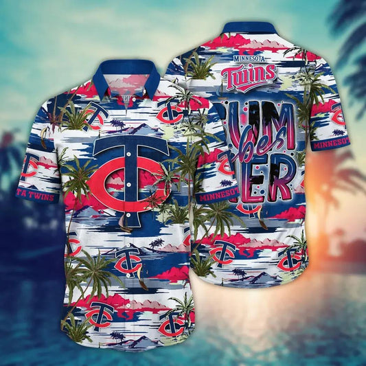 Minnesota Twins MLB Flower Aloha Hawaiian Shirt 9, MLB Hawaiian Shirt Moonbestprint