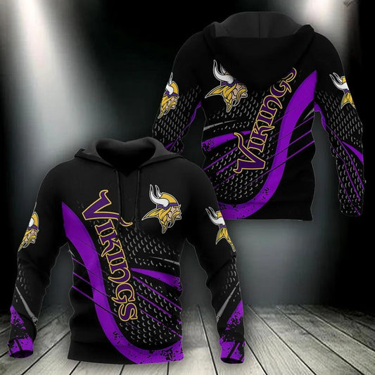 Minnesota Vikings 3D Hoodie, NFL Hoodie Moonbestprint