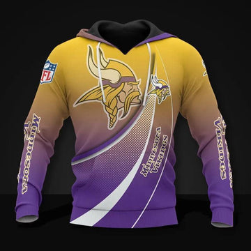 Minnesota Vikings All Over Print Hoodie, NFL Hoodie Moonbestprint