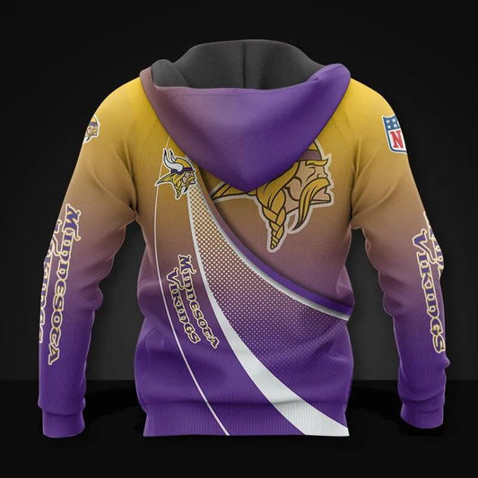 Minnesota Vikings All Over Print Hoodie, NFL Hoodie Moonbestprint
