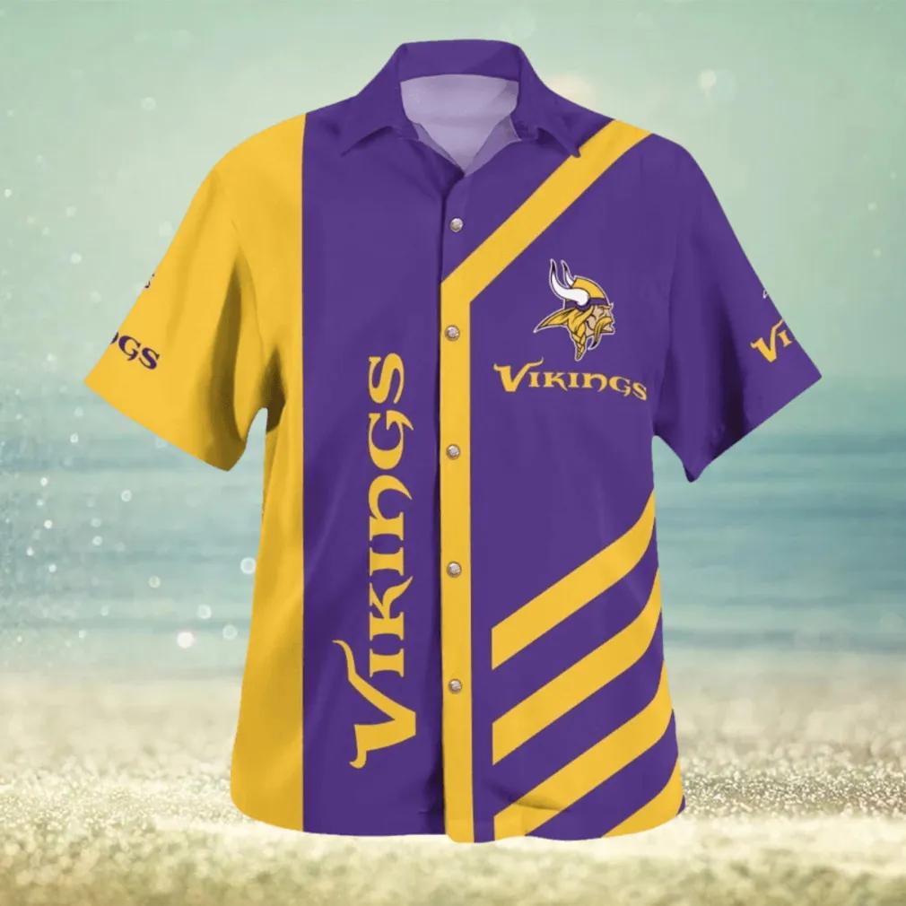 Minnesota Vikings Best For Fans Beach Hawaiian Shirt, NFL Hawaiian Shirt Moonbestprint