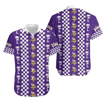 Minnesota Vikings Coconut Trees NFL Hawaiian Shirt 3, NFL Hawaiian Shirt Moonbestprint