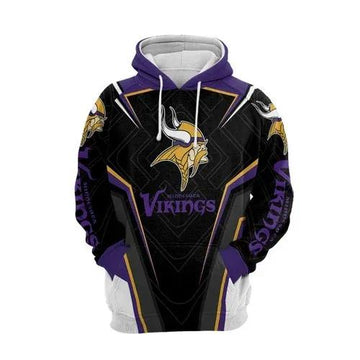 Minnesota Vikings Football 3D Hoodie, NFL Hoodie Moonbestprint