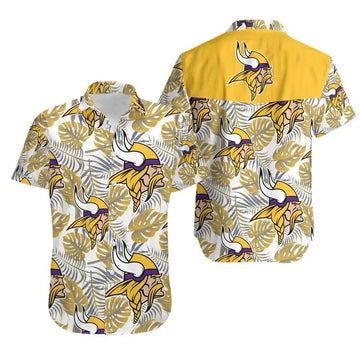 Minnesota Vikings Football Aloha Summer Hawaiian Shirt, NFL Hawaiian Shirt Moonbestprint