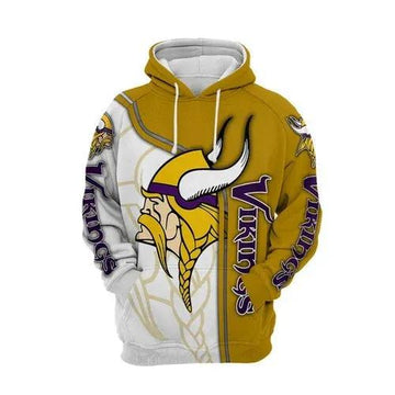 Minnesota Vikings Football Gold Minnesota Vikings 3D Hoodie, NFL Hoodie Moonbestprint