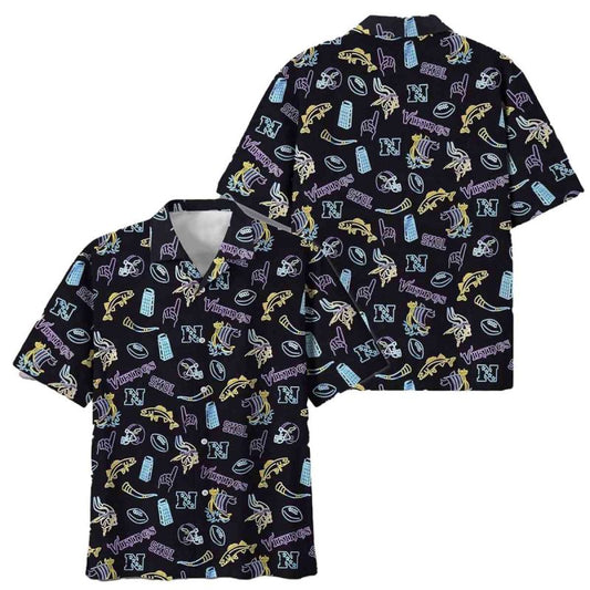 Minnesota Vikings Game Day Vibes Hawaiian Shirt - Moonbestprint