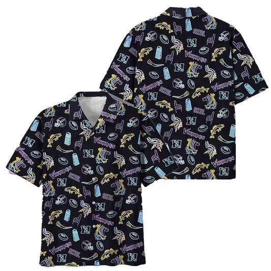 Minnesota Vikings Game Day Vibes Hawaiian Shirt - Moonbestprint