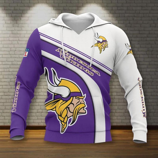 Minnesota Vikings NFL All Over Print Hoodie, NFL Hoodie Moonbestprint