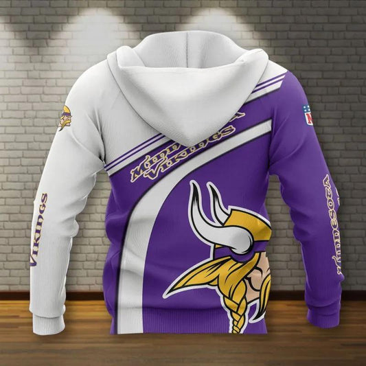 Minnesota Vikings NFL All Over Print Hoodie, NFL Hoodie Moonbestprint