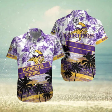 Minnesota Vikings NFL New Season Hawaiian Shirt, NFL Hawaiian Shirt Moonbestprint