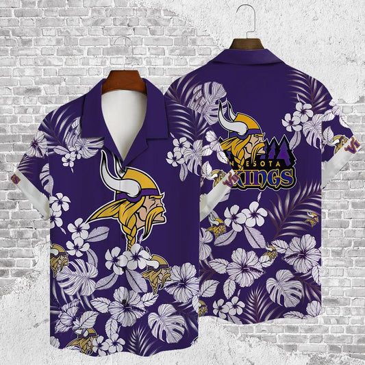 Minnesota Vikings – National Football League AOP Hawaiian Shirt, NFL Hawaiian Shirt Moonbestprint