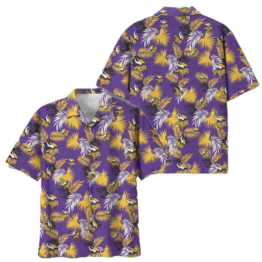 Minnesota Vikings Tropical Vibes Hawaiian Shirt - Moonbestprint