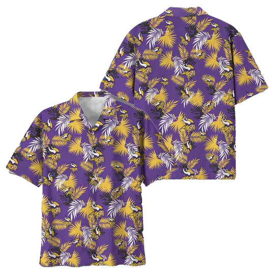 Minnesota Vikings Tropical Vibes Hawaiian Shirt - Moonbestprint