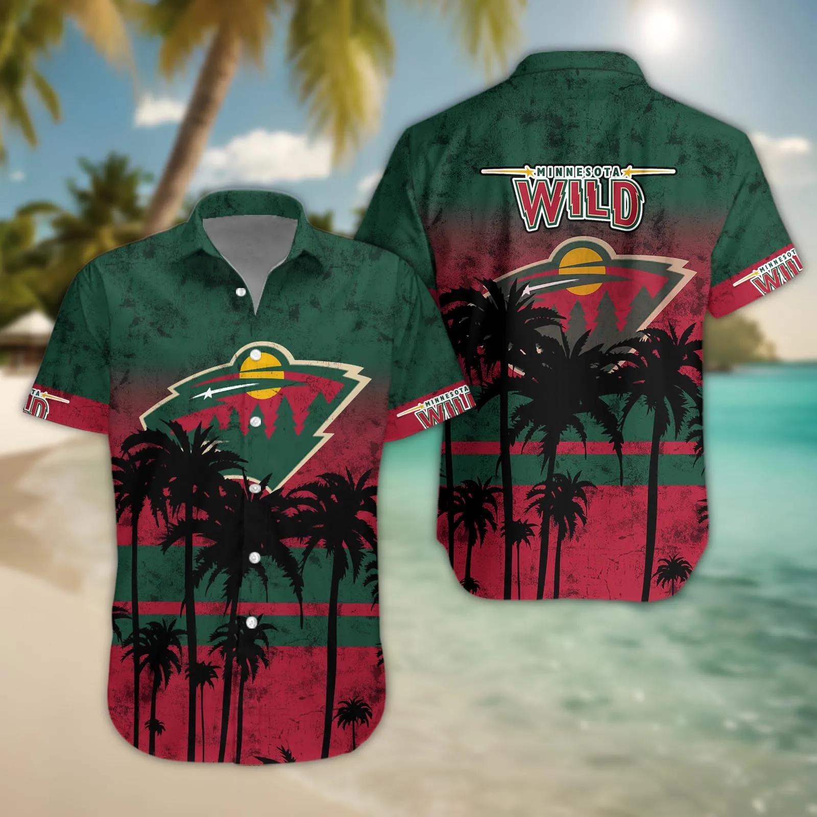 Minnesota Wild Hawaii Shirt 2, NHL Hawaiian Shirt Moonbestprint