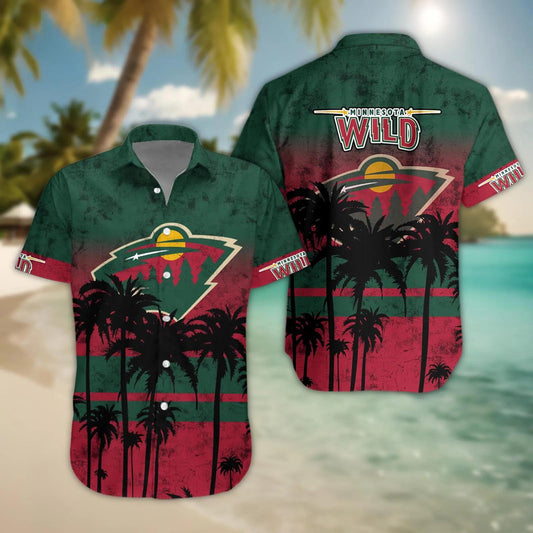 Minnesota Wild Hawaii Shirt 2, NHL Hawaiian Shirt Moonbestprint