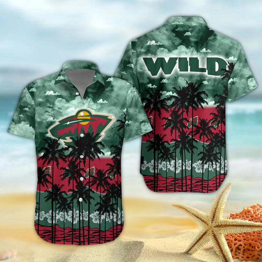 Minnesota Wild Hawaiian Shirt 1, NHL Hawaiian Shirt Moonbestprint