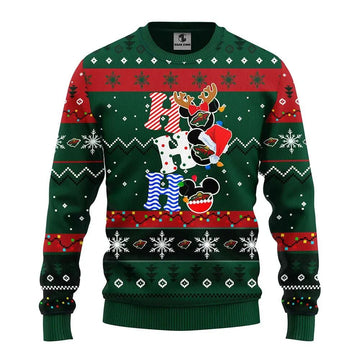Minnesota Wild Hohoho Ugly Christmas Sweater, NHL Christmas Sweater Moonbestprint