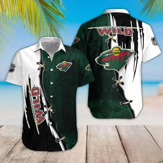Minnesota Wild Team Hawaiian Shirt 4, NHL Hawaiian Shirt Moonbestprint