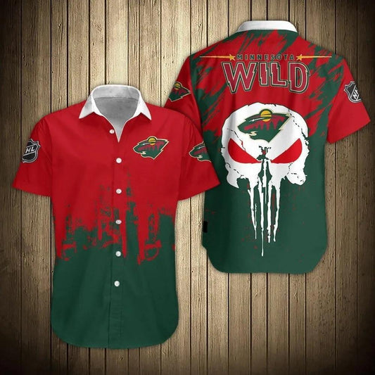 Minnesota Wild Team Hawaiian Shirt 6, NHL Hawaiian Shirt Moonbestprint