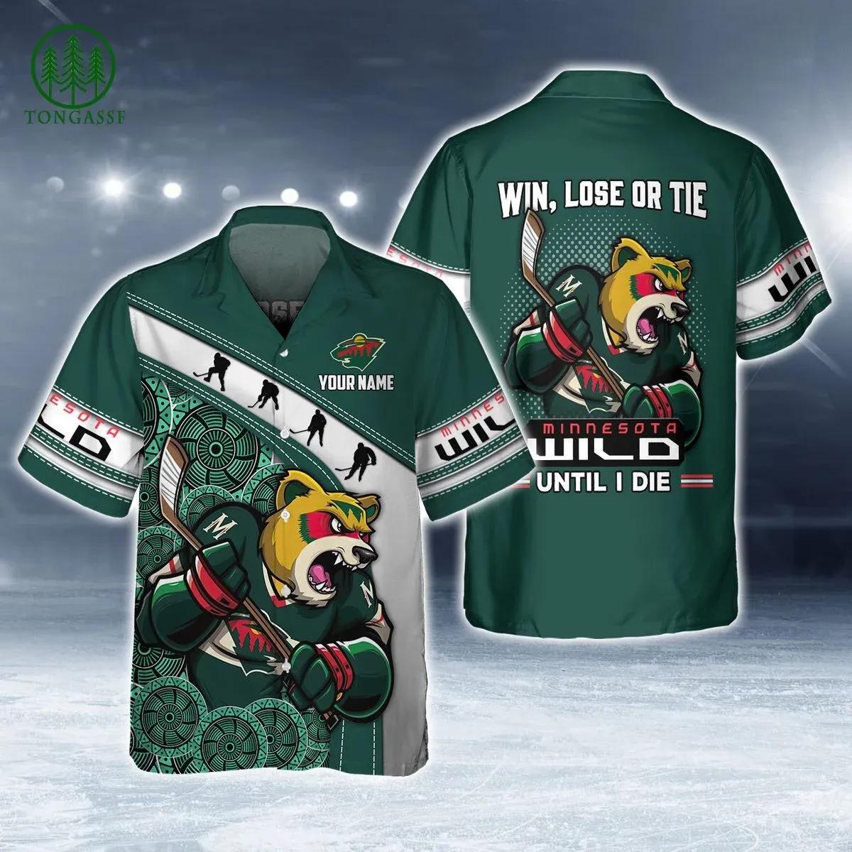 Minnesota Wild Team Hawaiian Shirt, NHL Hawaiian Shirt Moonbestprint