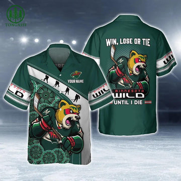 Minnesota Wild Team Hawaiian Shirt, NHL Hawaiian Shirt Moonbestprint