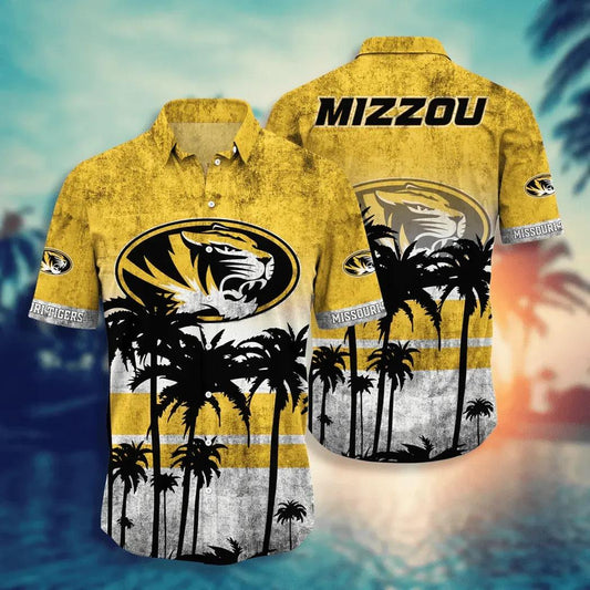 Missouri Tigers Aloha Hawaiian Shirt, NCAA Hawaiian Shirt Moonbestprint