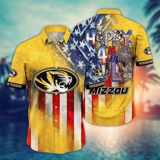 Missouri Tigers NCAA Aloha Hawaiian Shirt, NCAA Hawaiian Shirt Moonbestprint